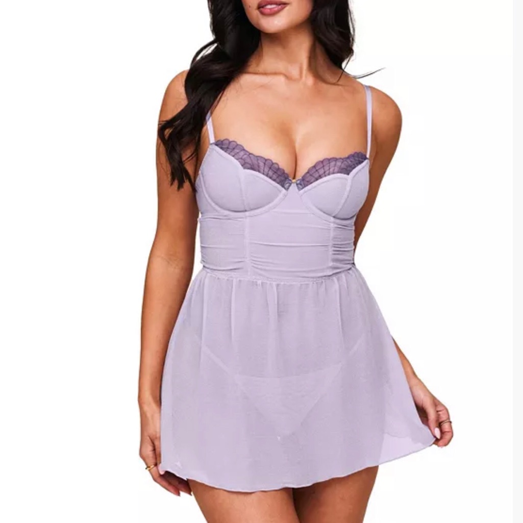 Adore Me Women's Nori Babydoll Lingerie Size 42ddd